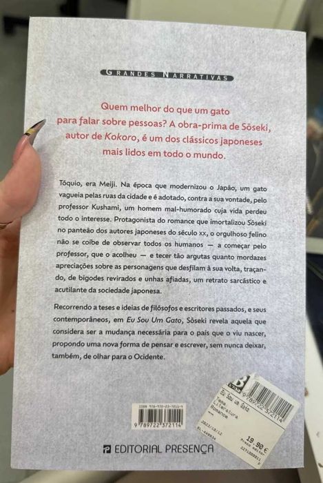 Natsume Soseki Eu Sou um Gato (portes incluídos)