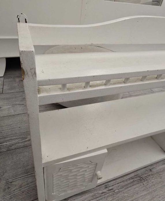 Szafka shabby chic biała prowansalska kuchenna łazienkowa retro