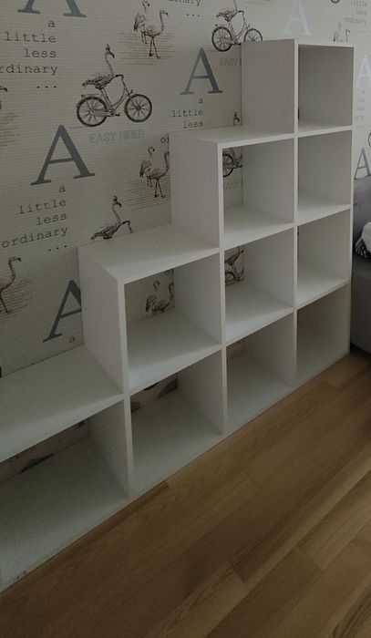 Szafka komoda kwadrat trójkąt regał schodkowy  eket kalax ikea