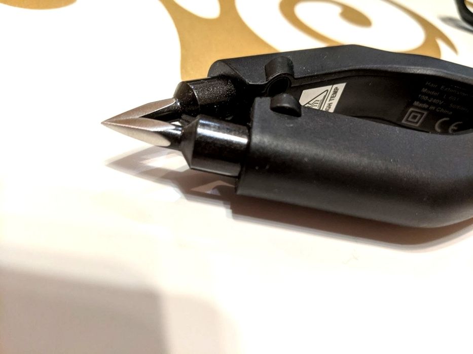 Заточенные щипцы для микронаращивания волос Loof L-601