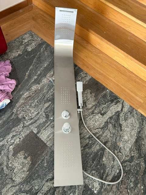 Coluna de duche aço inoxidável nova