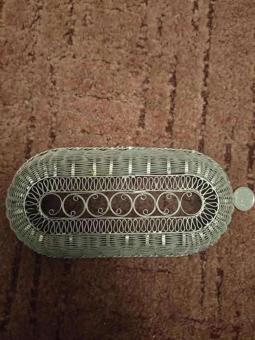 Конфетница серебро