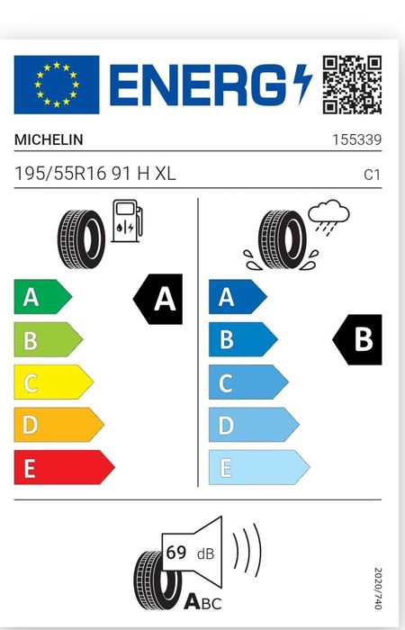Opony letnie Michelin e-Primacy 195/55/16