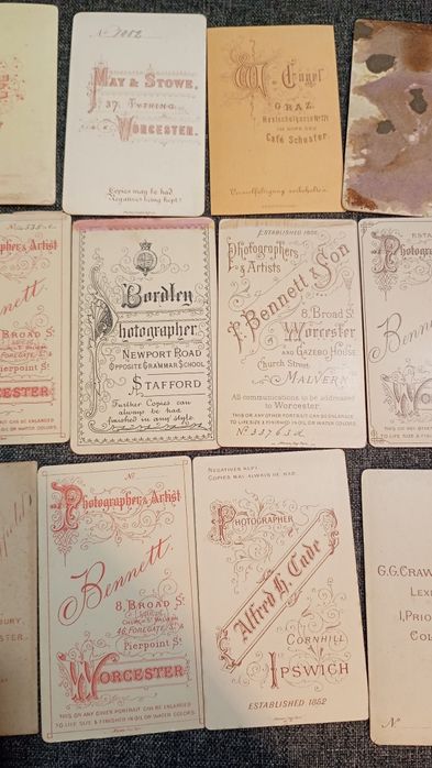 Stare zdjęcia do 1900 r. 22 szt.