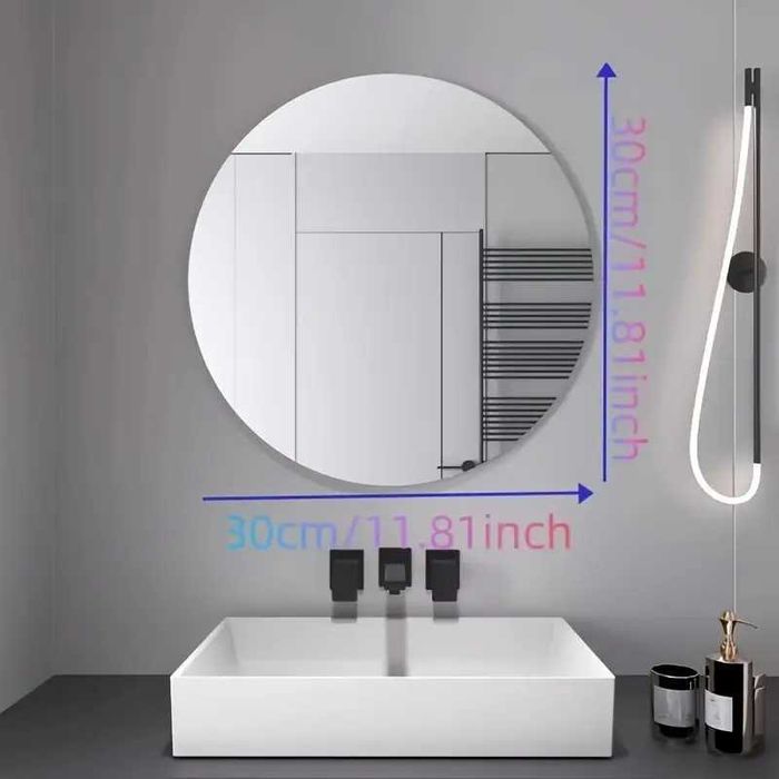 Безопасные  самоклеющееся  зеркала