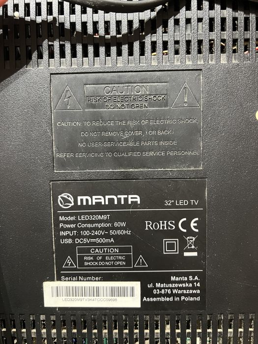 Telewizor MANTA 32 cale