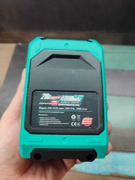 Аккумулятор 20В 4Ач батарея для инструмента под Makita для инструмента Grand Procraft Eltos Vitals Stromo + подарок