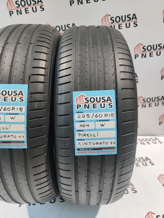 2 pneus semi novos 225-60R18 Pirelli - Oferta dos Portes