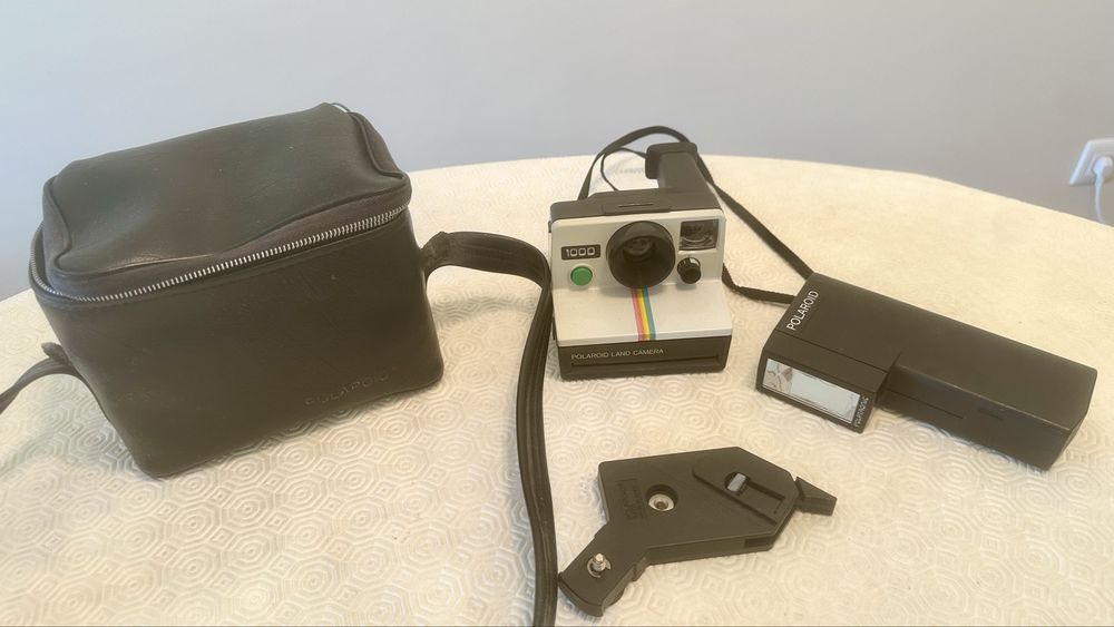 Polaroid com flash