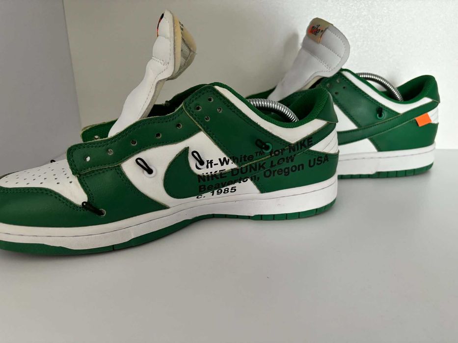 Nike dunk low x offwhite pine green 2019