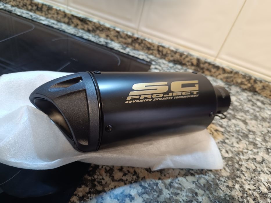 Ponteiras de escape universais 51mm para mota