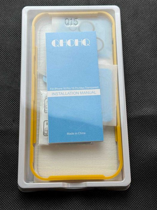 Набір Захисне скло QHOHQ для iPhone 16 Pro Max — 3 ШТ на камери лінзи
