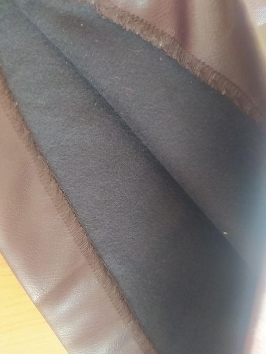 H&M жіночі штани екошкіра бордо