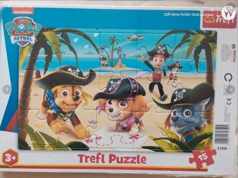 Puzzle Psi Patrol 15 elementów – NOWE