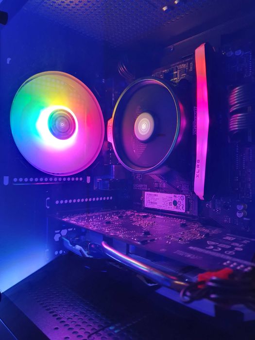 Komputer do Gier RYZEN/RX470 8GB/12GB DDR4/256SSD+1TBHDD RGB Okazja!