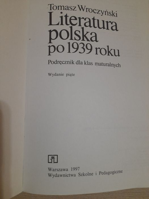 Stary podrecznik język polski