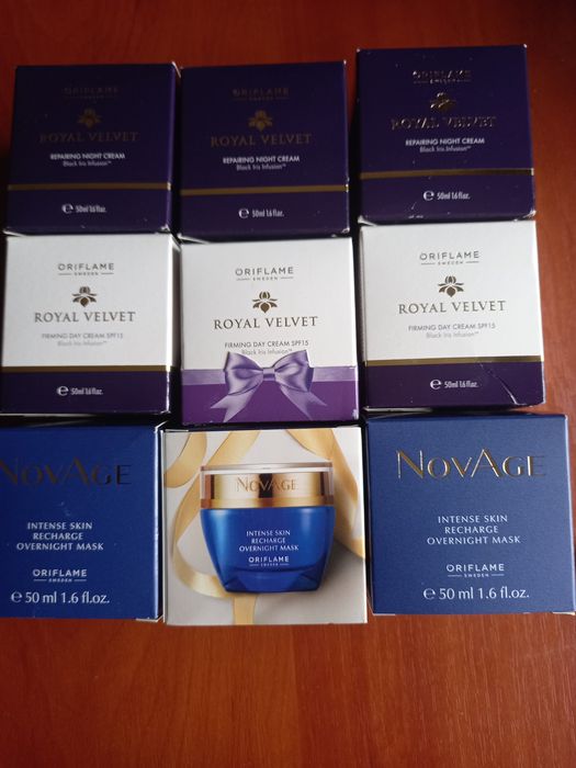 Підтягуючі крема для лица ,обличчя оксамит  royal velvet новейдж маска