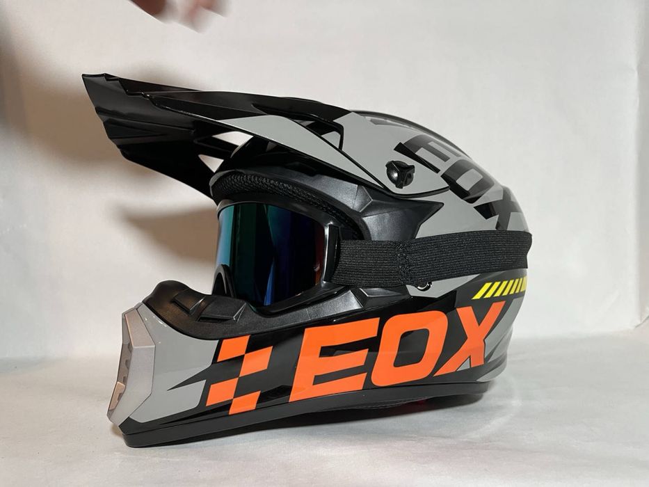 Кросовий шлем ендуро з окулярами є всі розміри, шолом , мотоцикл