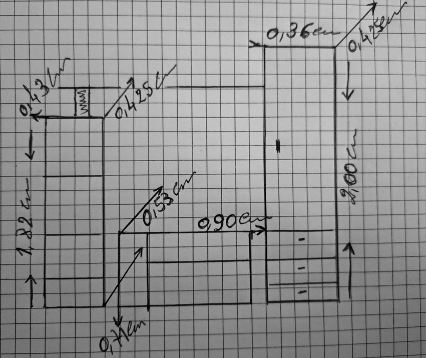 Movel de sala em madeira de castanho