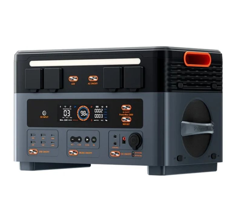 Gerador Eléctrico Blackview Oscal Powermax 2400W tecnologia UPS SELADO