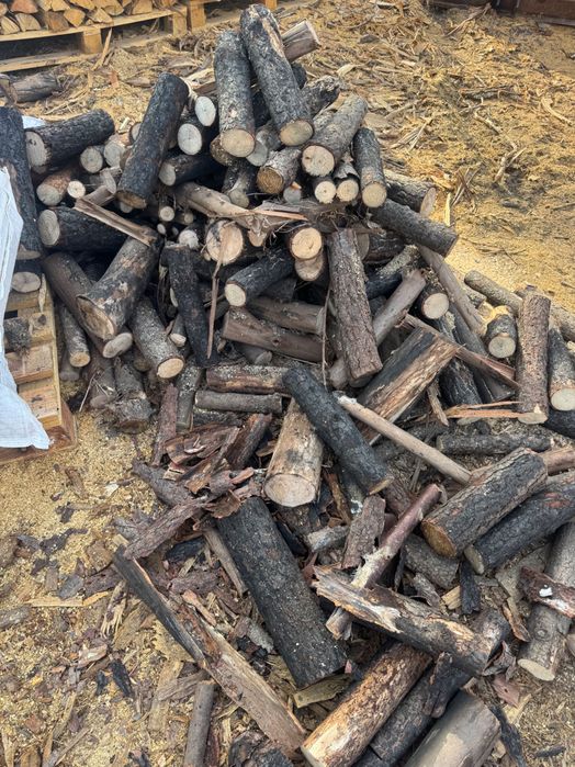 Lenha em rolos para fogões etc