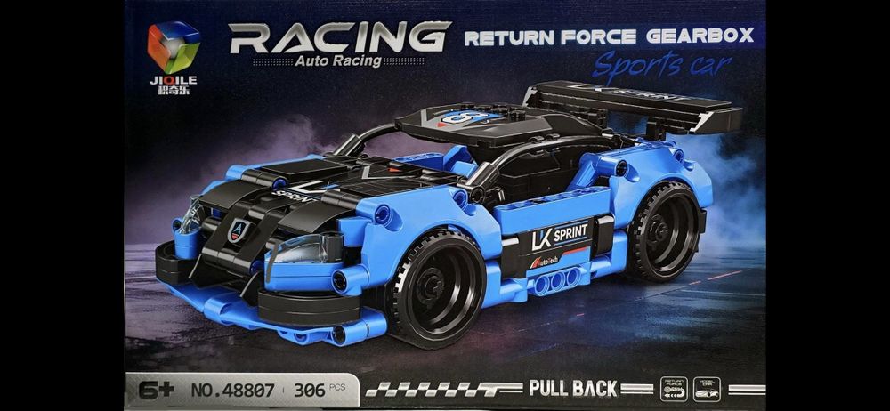 Klocki samochód Toyota GR Supra model jak lego technic kompatybilne z Lego supra technic auto samochód prezent