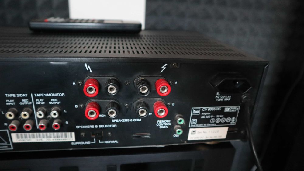 Усилитель ТОП  DUAL CV 6065 RC пульт система Surround-Matrix