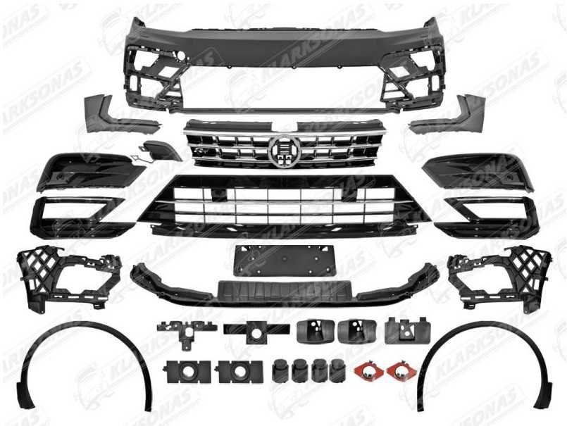Tiguan Volkswagen Бампер передний R Line: 800 € - Бамперы Луцк на Olx