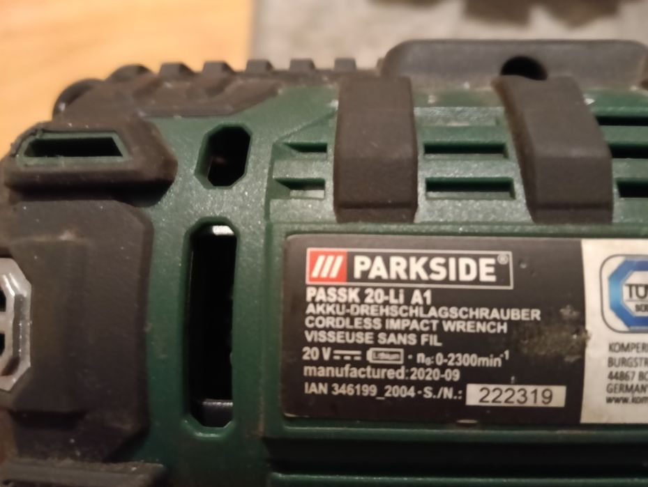 Klucz parksaide 20 v aku