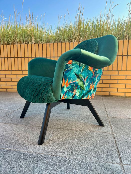 Fotel kubełkowy koktajlowy modern