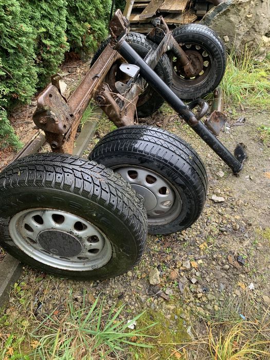 Tylna oś belka golf 2 (II) koła,  + opony