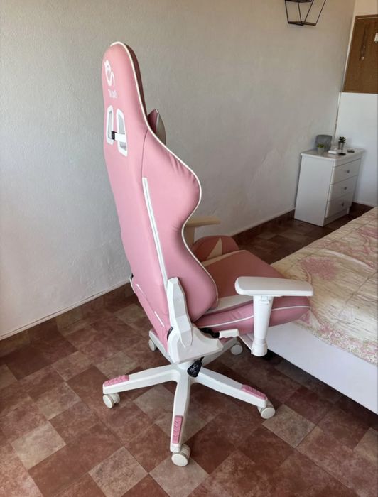 Cadeira Gaming TALIUS Dragonfly Rosa e Branco