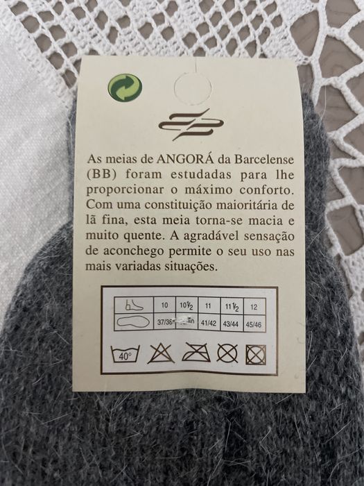 Meias de lã fina, homem