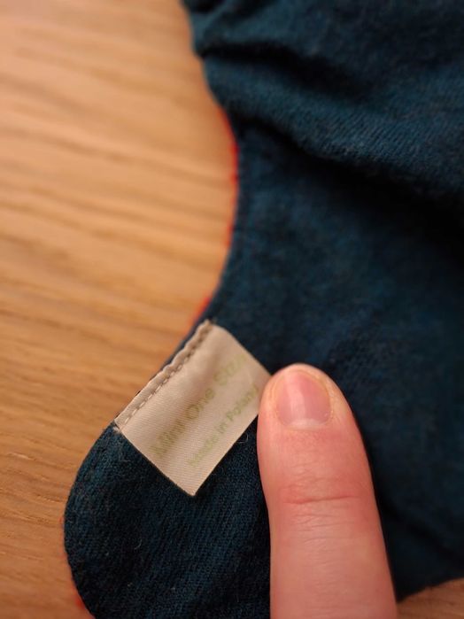 Otulacz wełniany Puppi czerwony MOS