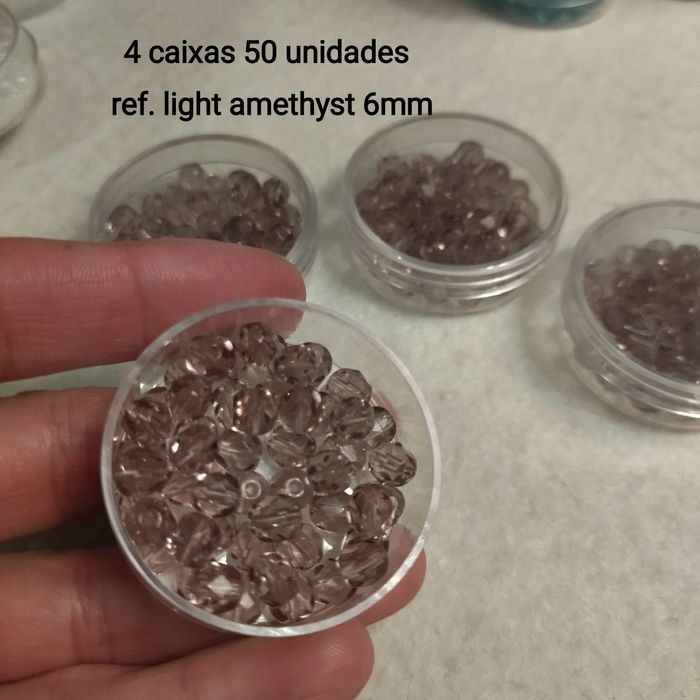 Contas de vidro checas ( 28 caixas)