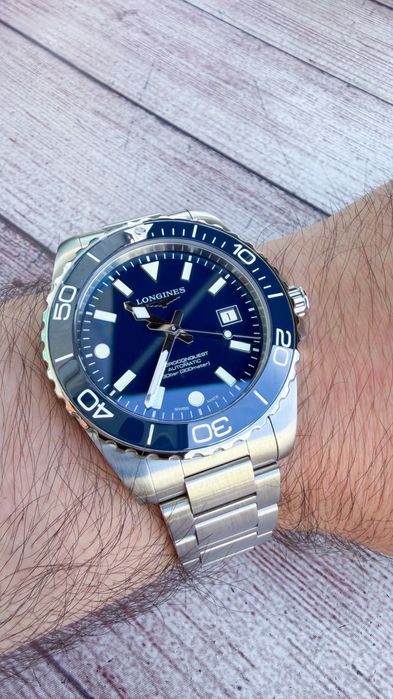 LONGINES HYDROCONQUEST – NOVO MODELO – 42mm AUTOMÁTICO Azul de 14 Maio 2026 - Full Set