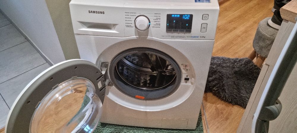 Pralka Samsung Eco Bubble 6kg (Slim) – sprawna, okazja!