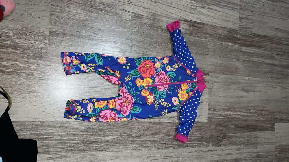 Kostium Ochronny do wody przed słońcem uv dziewczynka 68 cm