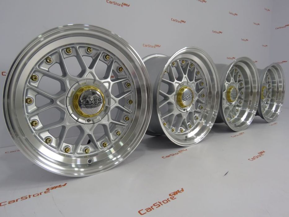 Jantes Haxer HX025 16'' x 8et15 + 9 et10 4x100 + 4x114.3 Silver