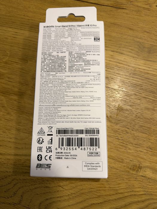 Xiaomi Smart Band 10 Pro – nieotwierany, gwarancja