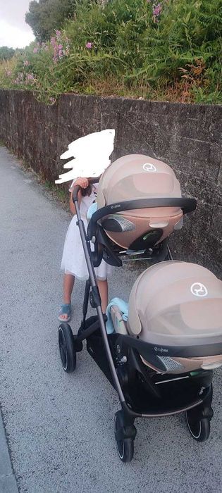 Carrinho Bébé Gêmeos Cybex Gazello S