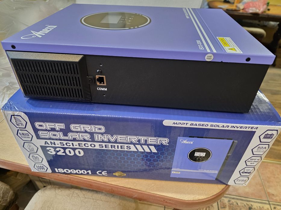 24V 3200W Гібридний інвертор 3.2 KW  3 квт 220V батарей Lifepo4 Lition