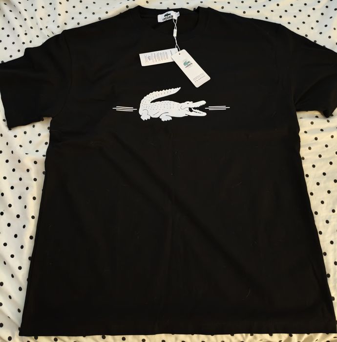 Tshirt Lacoste Preta Homem