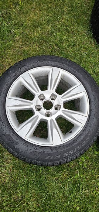 Felgi 5x112 audi 17 opony zimowe Pirelli kolce