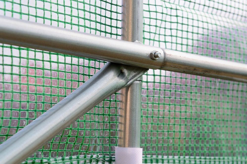 Теплиця, міцнийпарник 24  м² (8×3×2 м) оцинкована з UV-захистом