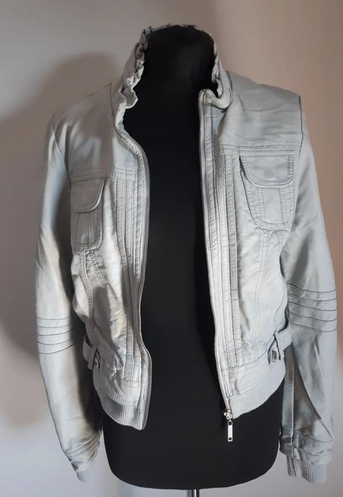 Kurtka damska skórzana, z stójką, Jou Jou z USA, M