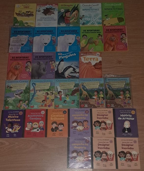 Livros mcdonalds Cressida Cowel e outros