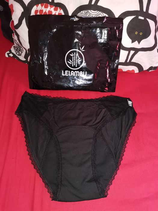 3 pares cuecas menstruais novas