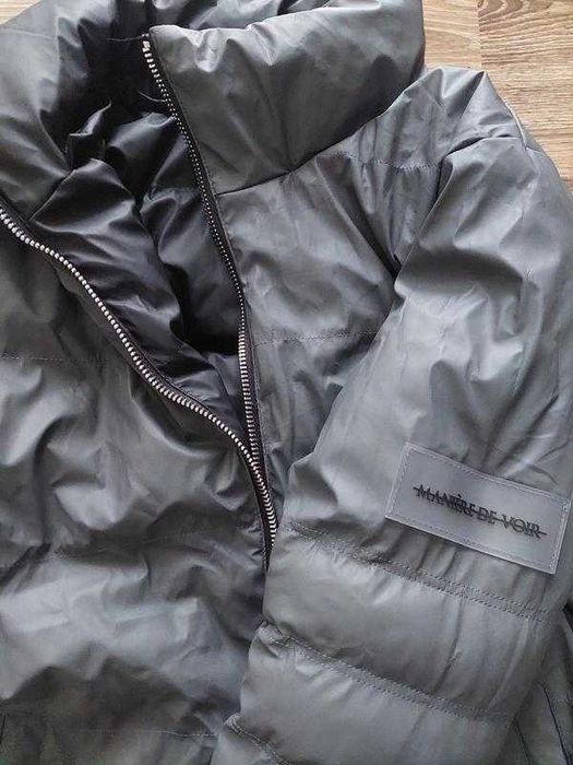 Тепла стьобана куртка курточка двостороння від maniere de voir