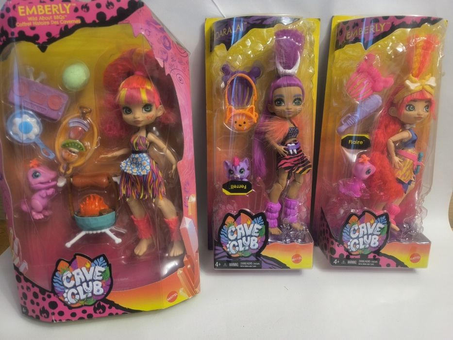 Кукла Пещерный клуб Cave Club Emberly Roaralai Mattel
